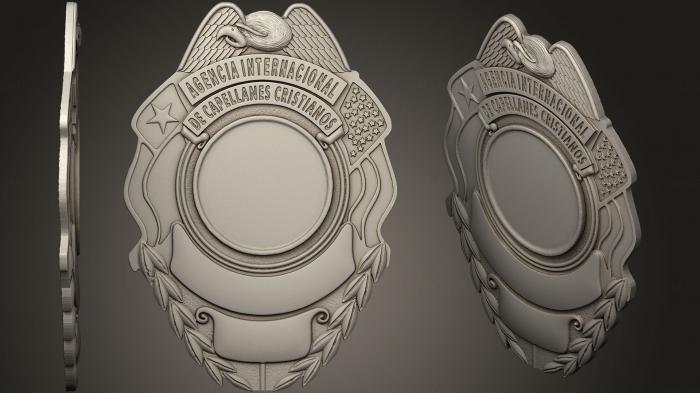 Coat of arms (GR_0397) 3D model for CNC machine